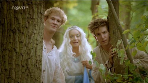 Vilma Cibulková, Vladimír Polívka, and Ales Bílík in Crazy Kingdom (2016)