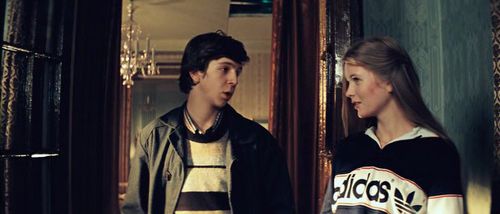 Fyodor Dunayevsky and Anastasiya Nemolyaeva in Courier (1986)