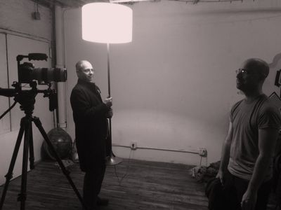 On the set of 
