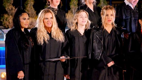 Heather Gay, Jen Shah, and Angie Harrington in The Real Housewives of Salt Lake City: Trials and Tribulations (2023)