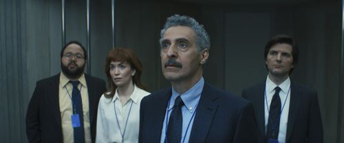 John Turturro, Adam Scott, Britt Lower, Zach Cherry, and Tramell Tillman in Severance (2022)