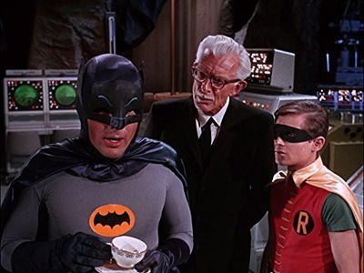 Adam West, Alan Napier, and Burt Ward in Batman (1966)