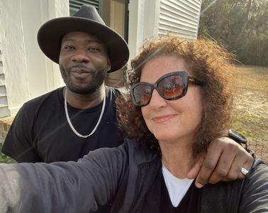 Director Blitz Bazawule and Kristen McGary The Color Purple (2023)