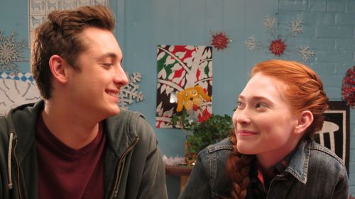 Vincent Giovagnoli and Grainne McDermott in 12 Dog Days Till Christmas (2014)