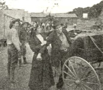 Jack Conway, Eugenie Forde, George Gebhardt, and Harry Tenbrook in The Everlasting Judy (1912)