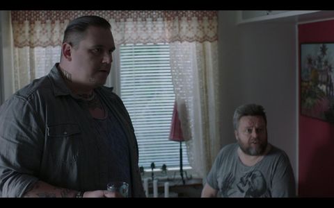 Victor von Schirach and Thomas Mattsson in The Simple Heist (2017)