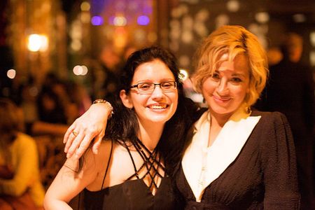 Nicki Kaiser (L) and Pamela Gaye Walker (R),at Pixar's RATATOUILLE wrap party