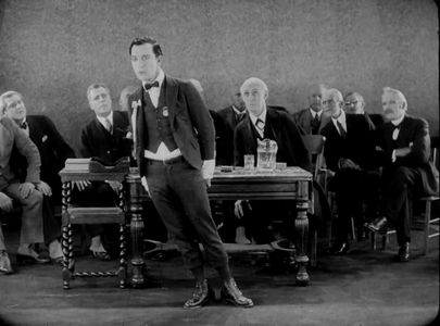 Buster Keaton and James T. Mack in College (1927)