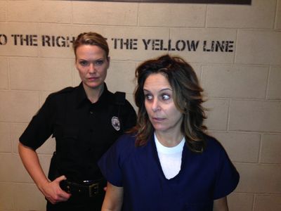 With co-star and friend Laura Niemi