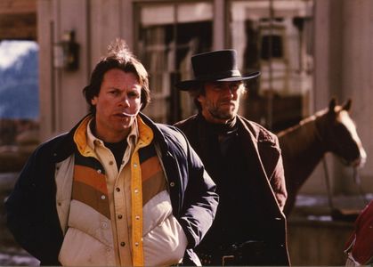 David Valdés and Clint Eastwood in Pale Rider
