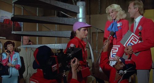 Betsy Brantley, Rufus Collins, Charles Gray, Jeremy Newson, Wendy Raebeck, and Ruby Wax in Shock Treatment (1981)