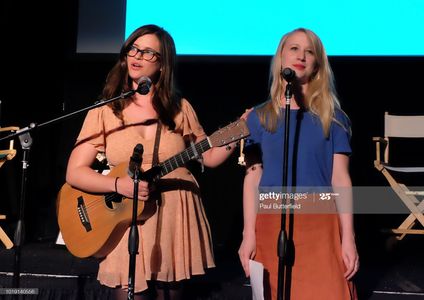 Allie Goertz and Noelle Armstrong perform at Disney event.
