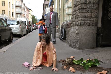 Santtu Karvonen, Joanna Haartti, Ella Toivoniemi, and Ranja Omaheimo in Do I Have to Take Care of Everything? (2012)