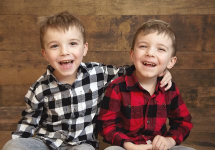 Nolan and twin brother Mason