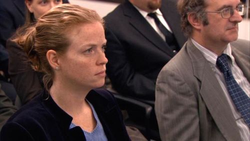 Geoffrey Gould and Claire Scanlon in The Office (2005)