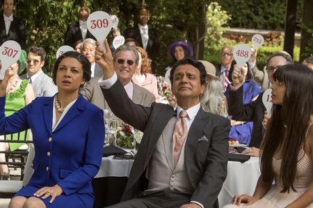 Anna Khaja, Ajay Mehta, and Jameela Jamil in The Good Place (2016)