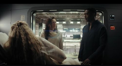 As Tobis In NIGHTFLYERS with David Ajala SYFY/Netflix