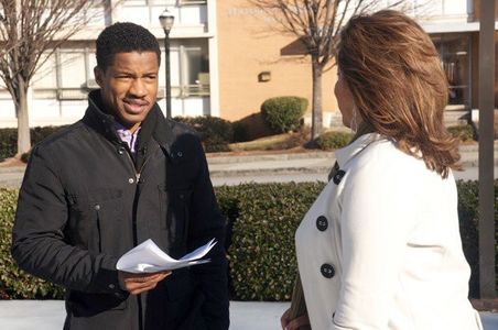 EPK shoot with BLOOD DONE SIGNED MY NAME star, Nate Parker.