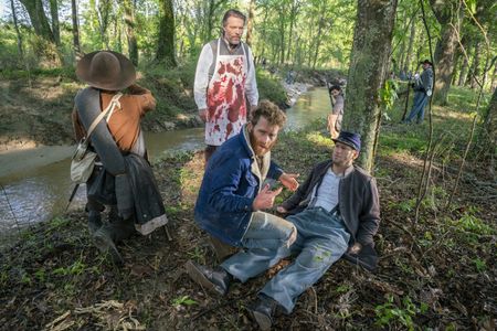 Travis Mills, Miles Doleac, and John Charles Harnett in Son of a Gun (2019)