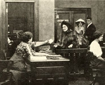 Walter Edwin and Gertrude McCoy in The Usurer's Grip (1912)
