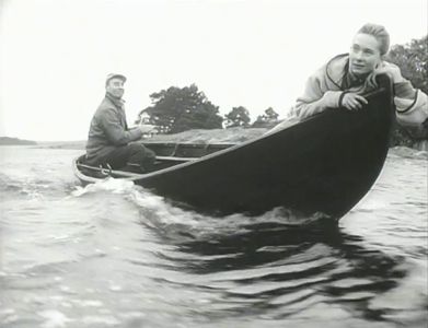 Gunnar Björnstrand and Tina Hedström in The Dress (1964)