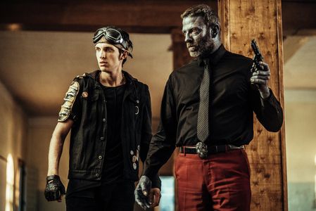 Keith Allan and Nat Zang in Z Nation (2014)