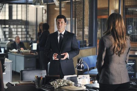 Carlos Bernard and Stana Katic in Castle (2009)