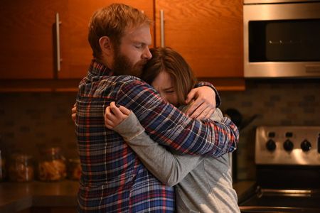 Aislinn Paul and Henry Zebrowski in Heroes Reborn: Dark Matters (2015)
