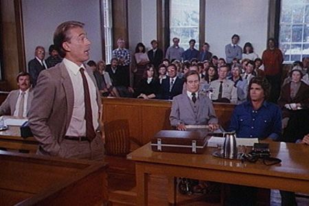 Michael Landon, Ann Doran, James Troesh, and Martin West in Highway to Heaven (1984)
