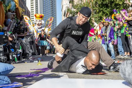 Guy Fernandez being arrested by Lucas Black on NCIS New Orleans