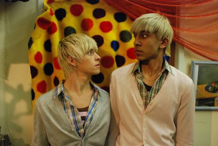 Dev Patel and Mitch Hewer in Skins (2007)