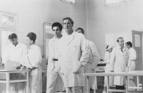 Daniel Day-Lewis and Donald Moffat in The Unbearable Lightness of Being (1988)