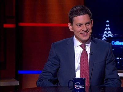 David Miliband in The Colbert Report (2005)