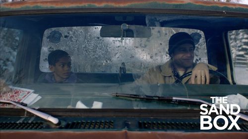Still of Mark Collier and Sayeed Shahidi in the Sand Box