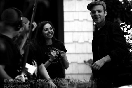 On the set of 