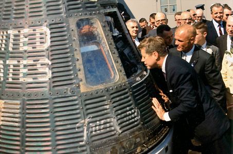 John Glenn and John F. Kennedy in CBS News Extra: Project Mercury flight of Frienship 7 (1962)