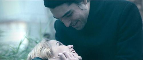Jordan Haj and Sabina Rojková in Alpha Code (2020)