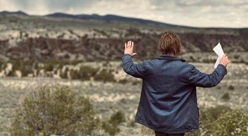 Matt Burns on location in New Mexico
