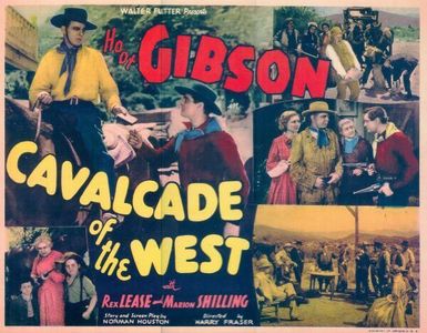 Barry Downing, Phil Dunham, Hoot Gibson, Nina Guilbert, Rex Lease, Robert McKenzie, Marion Shilling, and Jerry Tucker in