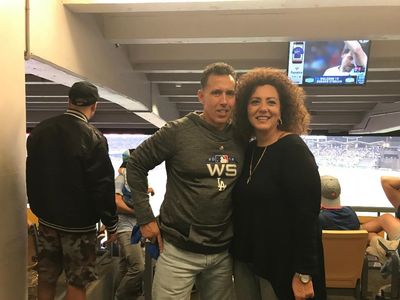 Ken Waters, Eirinn Dimitriou - 2018 WS Dodger Stadium