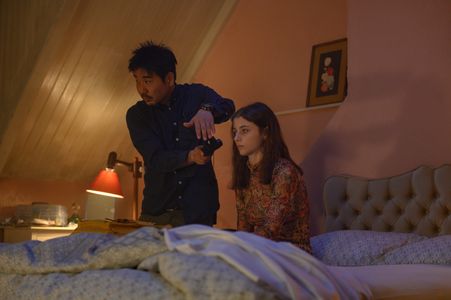 Chung-hoon Chung and Thomasin McKenzie in Last Night in Soho (2021)