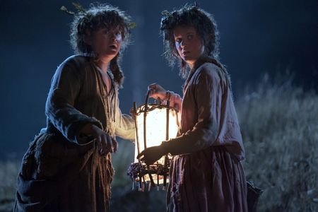 Megan Richards and Markella Kavenagh in The Lord of the Rings: The Rings of Power: Adrift (2022)