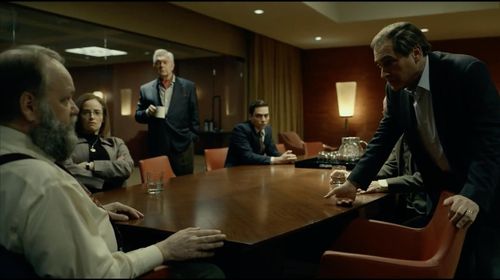 Brian Keane, Jaime Ray Newman, Walter Bobbie, Andres Erickson and Michael Stuhlbarg in 'Dopesick'