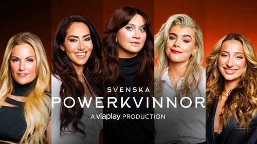 Laila Bagge, Antonija Mandir, Mouna Esmaeilzadeh, Camilla Läckberg, and Kristina Petrushina in Svenska Powerkvinnor (202