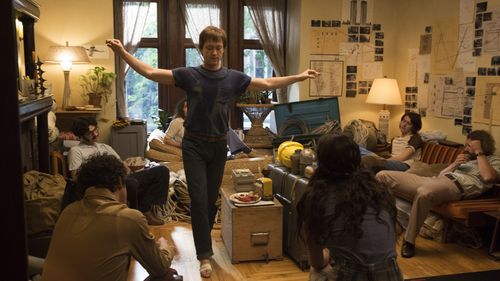 James Badge Dale, Joseph Gordon-Levitt, Clément Sibony, César Domboy, Ben Schwartz, Charlotte Le Bon, and Benedict Samue