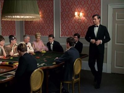 Alexandra Bastedo, Stuart Damon, William Gaunt, and Pauline Chamberlain in The Champions (1968)