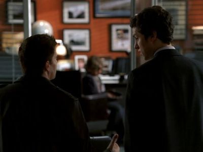David Boreanaz, John Francis Daley, and Ty Panitz in Bones (2005)