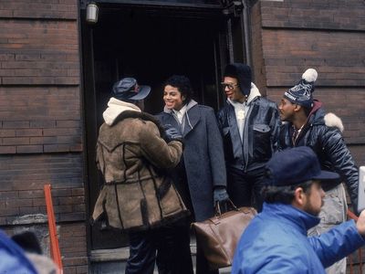 On the set of 
