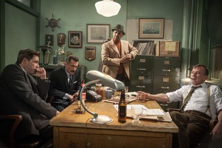Edward Burns, Ruben Santiago-Hudson, Wass Stevens, and Patrick Murney in Public Morals (2015)