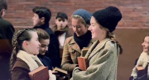 Kate Karen, Catherine Ashmore Bradley, and Cailyn Peddle in 40 Nickels (2021)